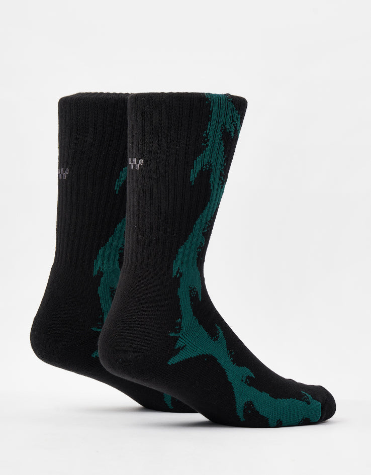 Vans Skate Thorn Crew Socks - Rain Forest