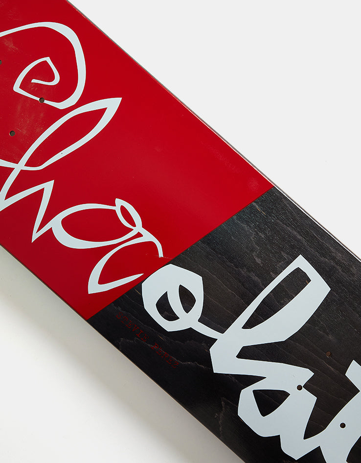 Chocolate Perez Then Now Script G059 Skateboard Deck - 8.4"