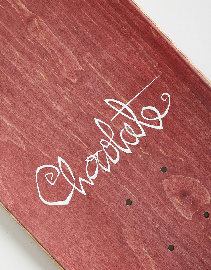 Chocolate Perez Then Now Script G059 Skateboard Deck - 8.4"