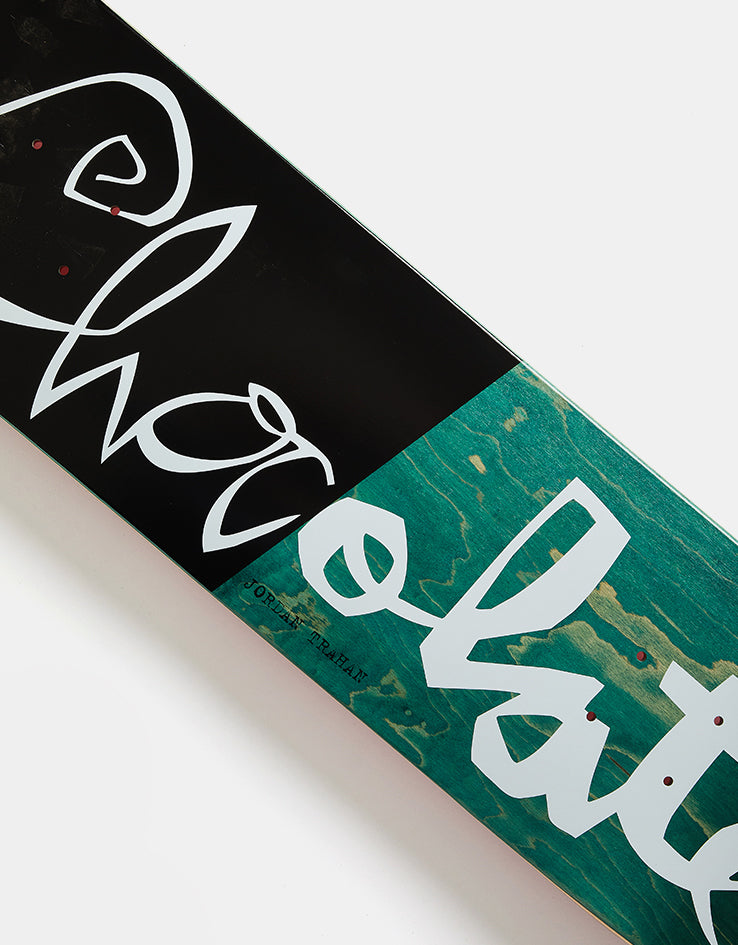 Chocolate Trahan Then Now Script G008 Skateboard Deck - 8"
