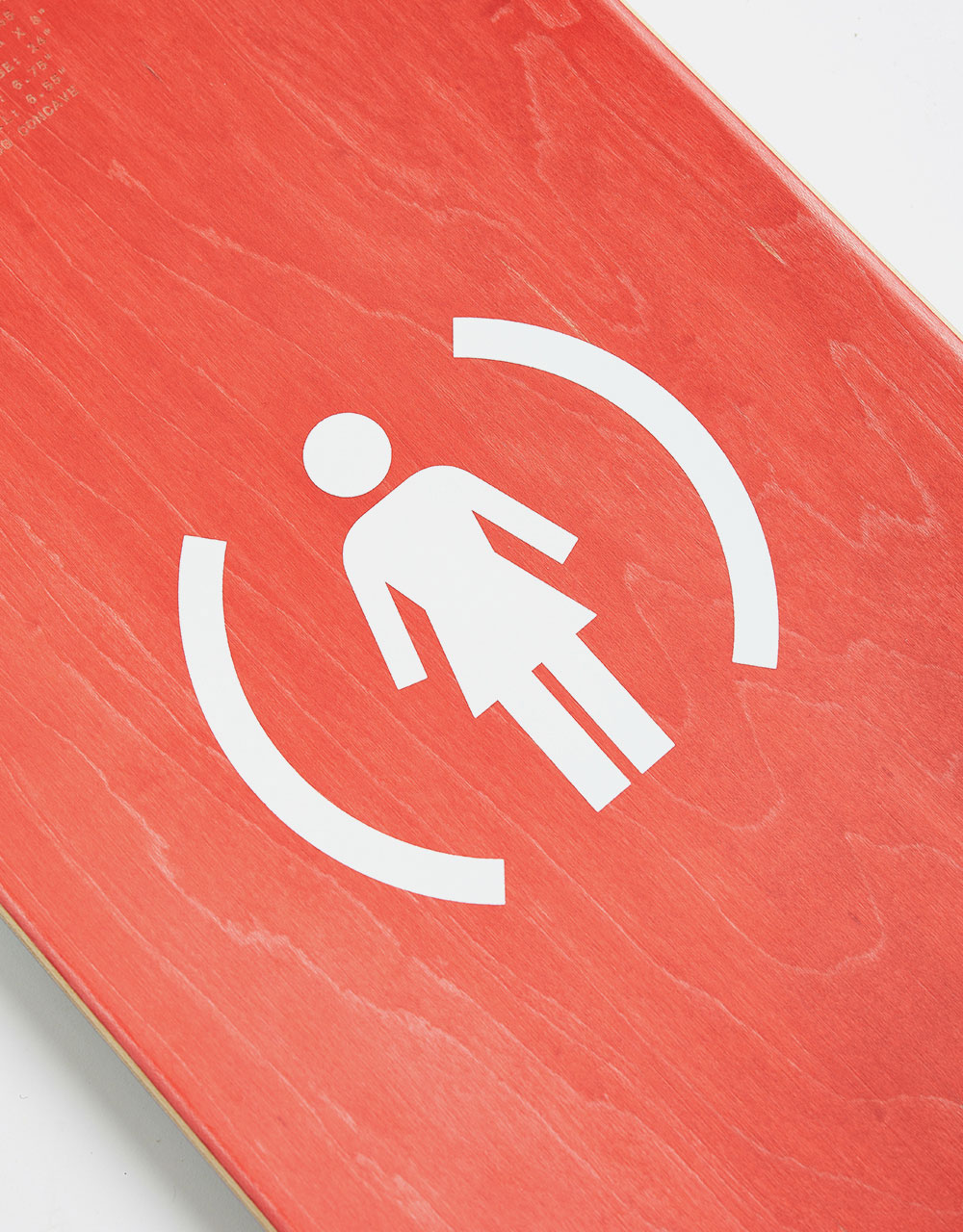 Girl x (PRODUCT)RED Geering Stripe G045 Skateboard Deck - 8"