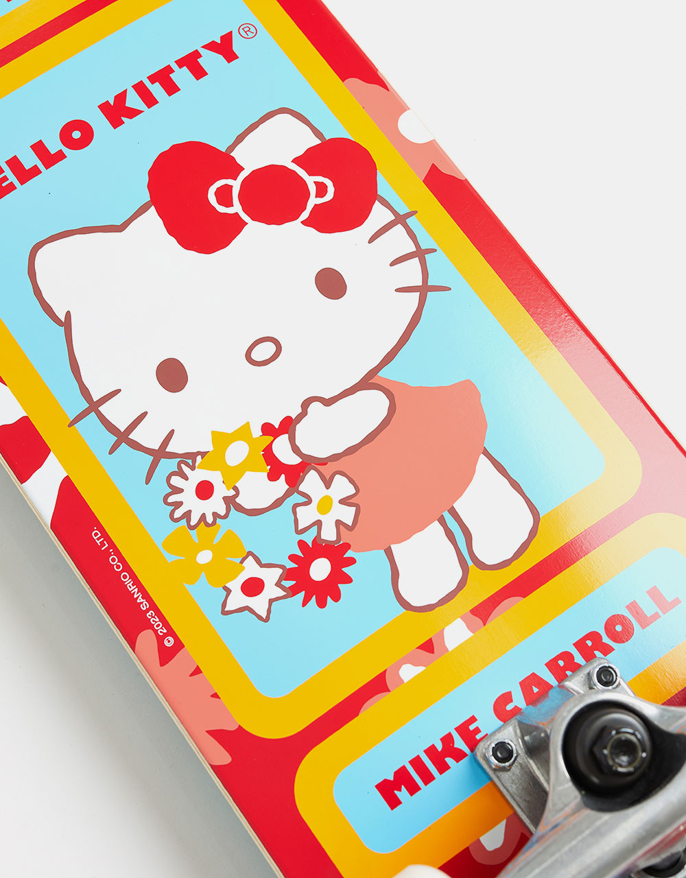 Girl Carroll Hello Kitty Complete Skateboard - 7.75"