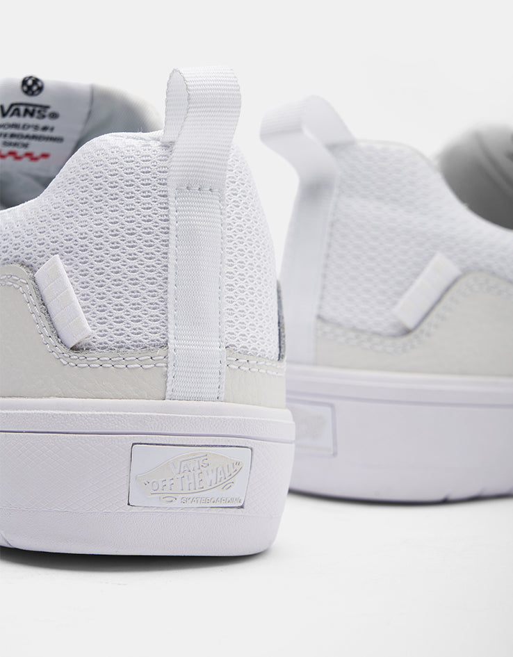Vans Zahba Skate Shoes - White/White