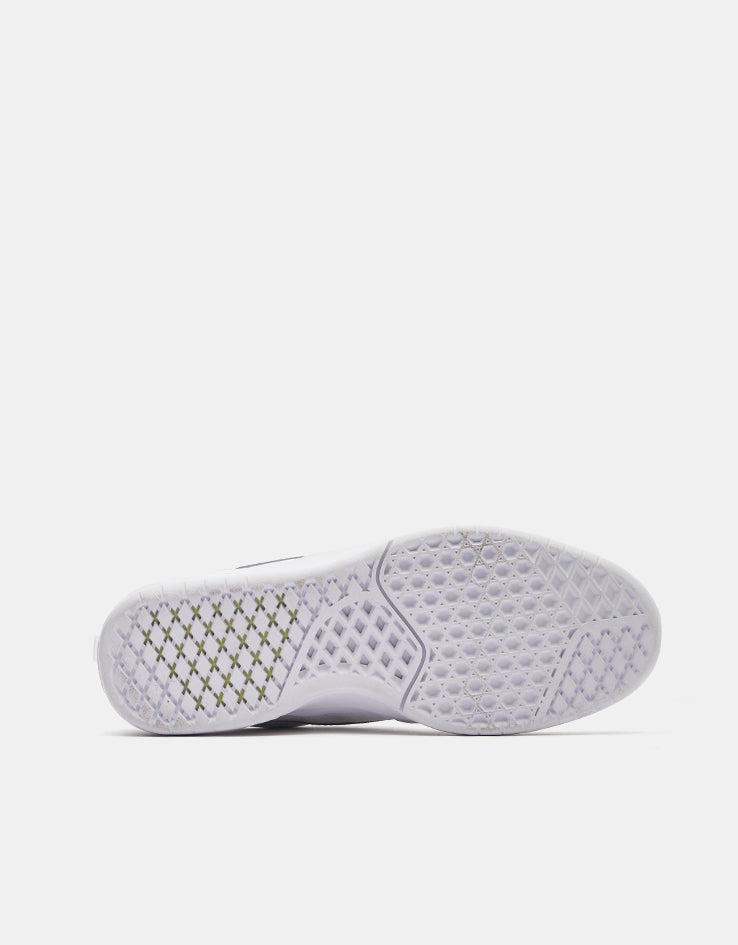Vans Zahba Skate Shoes - White/White