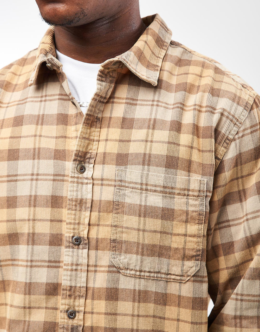 Vans Nate Corduroy L/S Shirt - London Fog