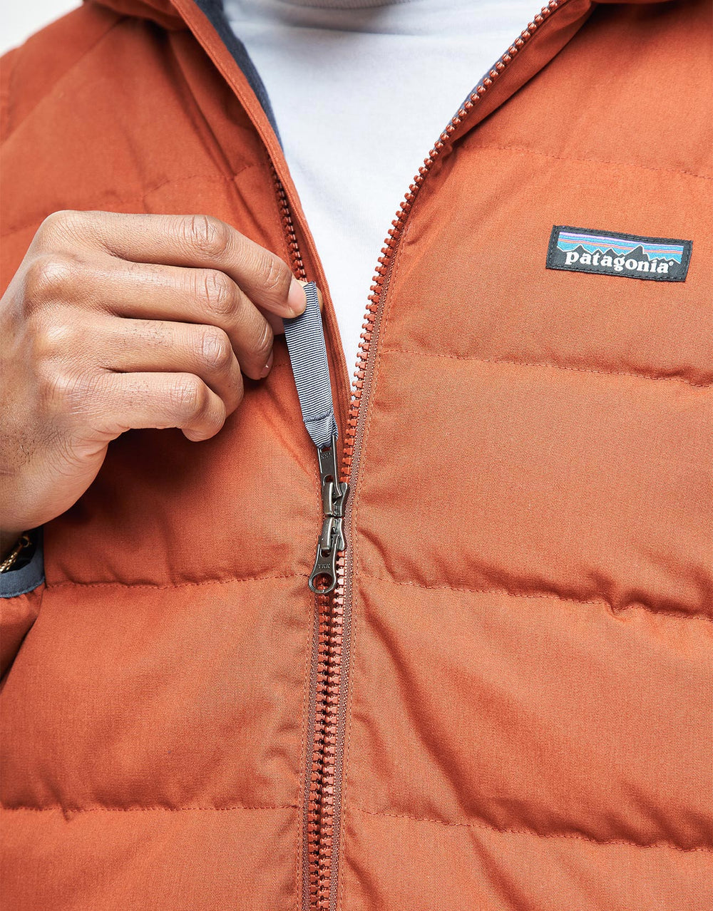 Patagonia Cotton Down Jacket - Burnished Red
