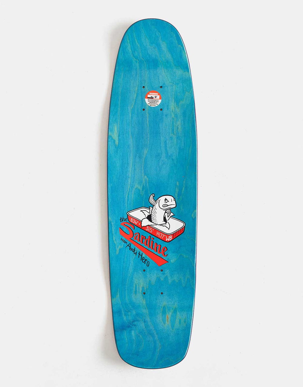 Anti Hero The Sardine Eagle Skateboard Deck - 8.36"