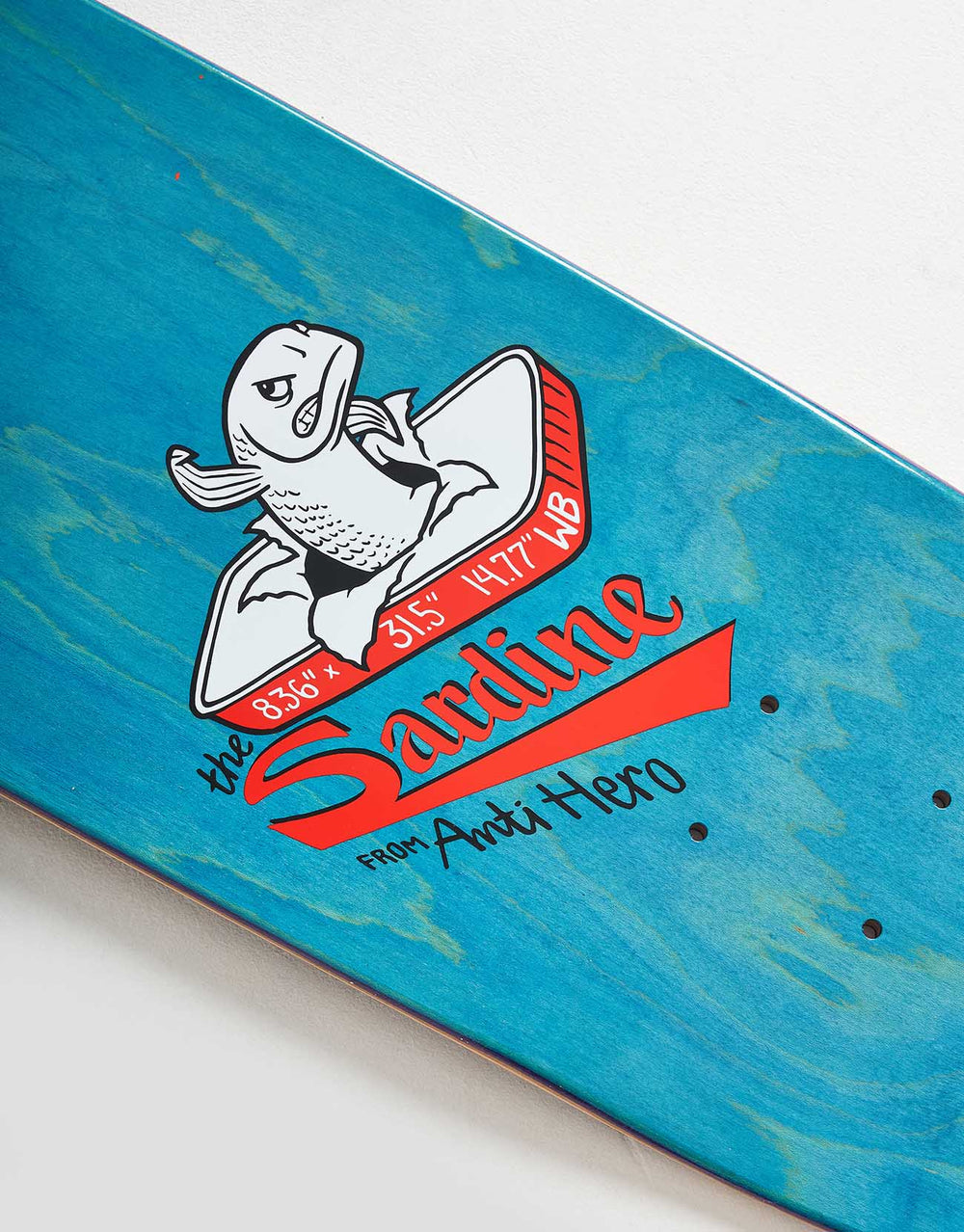Anti Hero The Sardine Eagle Skateboard Deck - 8.36"