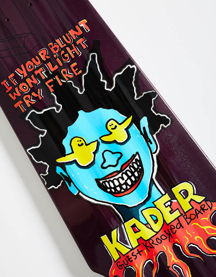 Krooked Kader Guest Tri-Plane Skateboard Deck - 9.75"