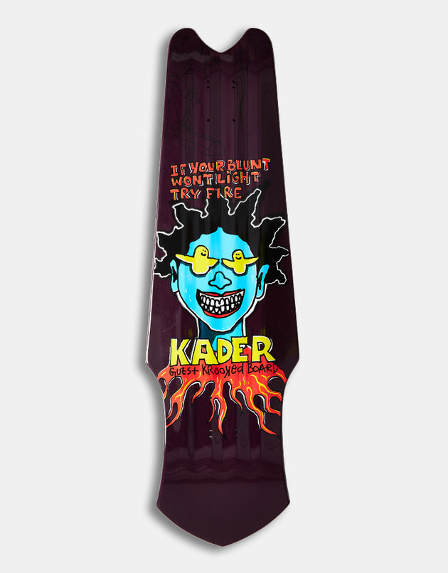 Krooked Kader Guest Tri-Plane Skateboard Deck - 9.75"