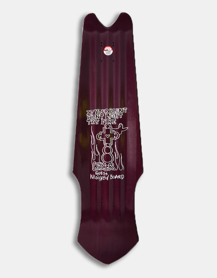 Krooked Kader Guest Tri-Plane Skateboard Deck - 9.75"