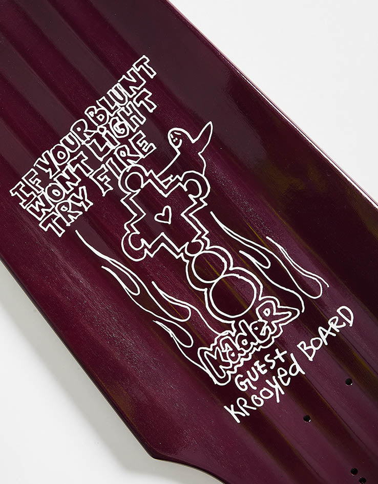 Krooked Kader Guest Tri-Plane Skateboard Deck - 9.75"