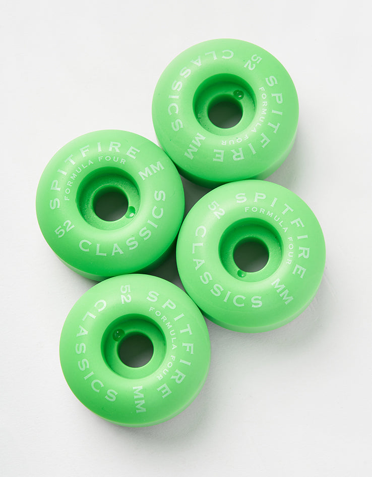 Spitfire Neon Formula Four Classic 99d Skateboard Wheels - 52mm