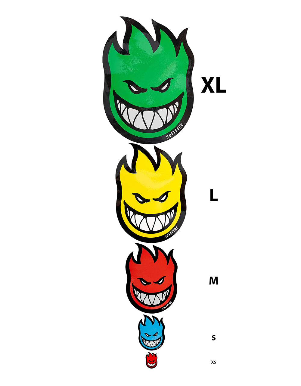 Spitfire Fireball Bighead Small Sticker