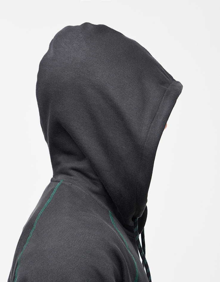 adidas Shmoo Featherweight Pullover Hoodie - Black/Dark Green