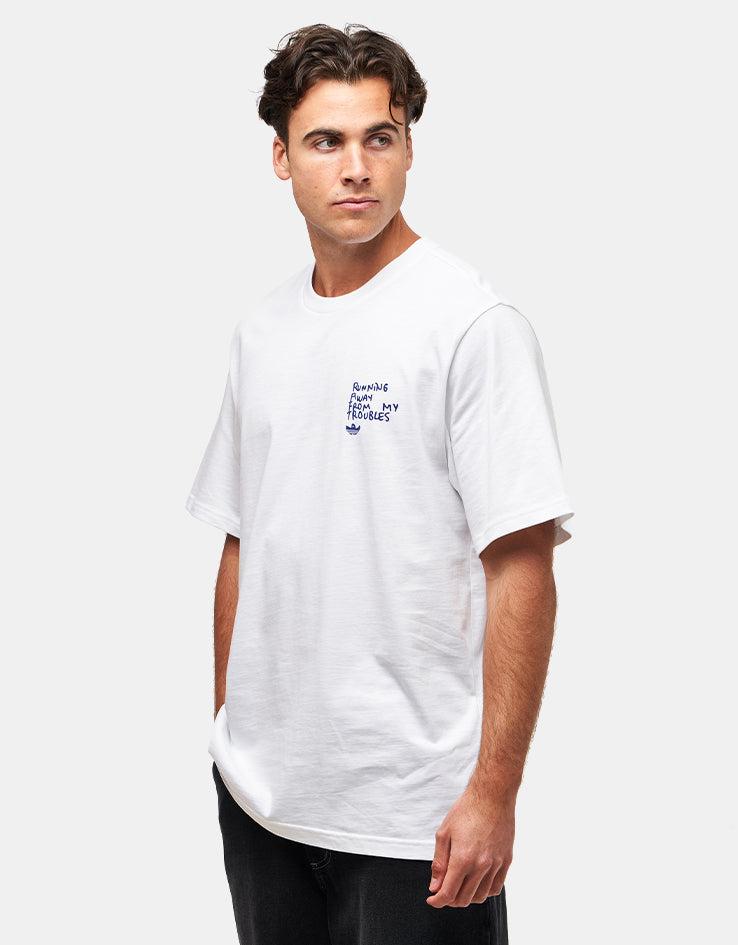 adidas Shmoo I'm Fast T-Shirt - White