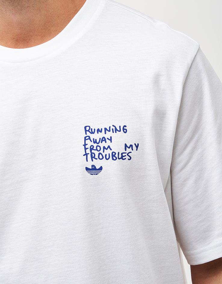 adidas Shmoo I'm Fast T-Shirt - White