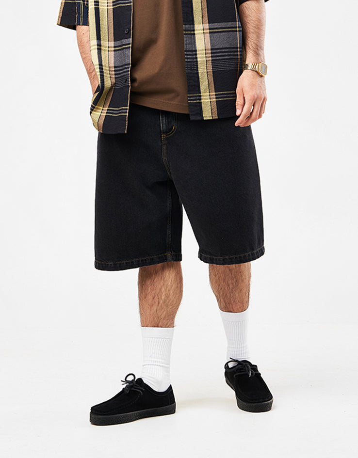 Carhartt WIP Brandon Shorts - Black (Stone Washed)