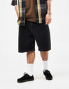 Carhartt WIP Brandon Shorts - Black (Stone Washed)
