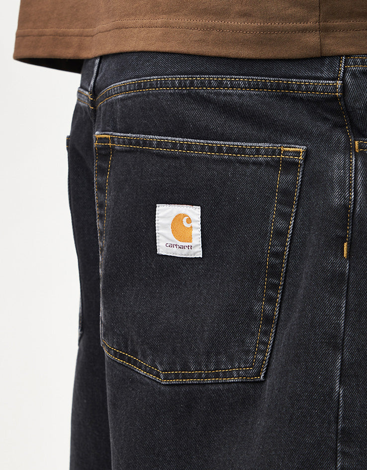 Carhartt WIP Brandon Shorts - Black (Stone Washed)