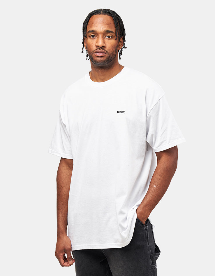 Obey Cosmic Noise T-Shirt - White