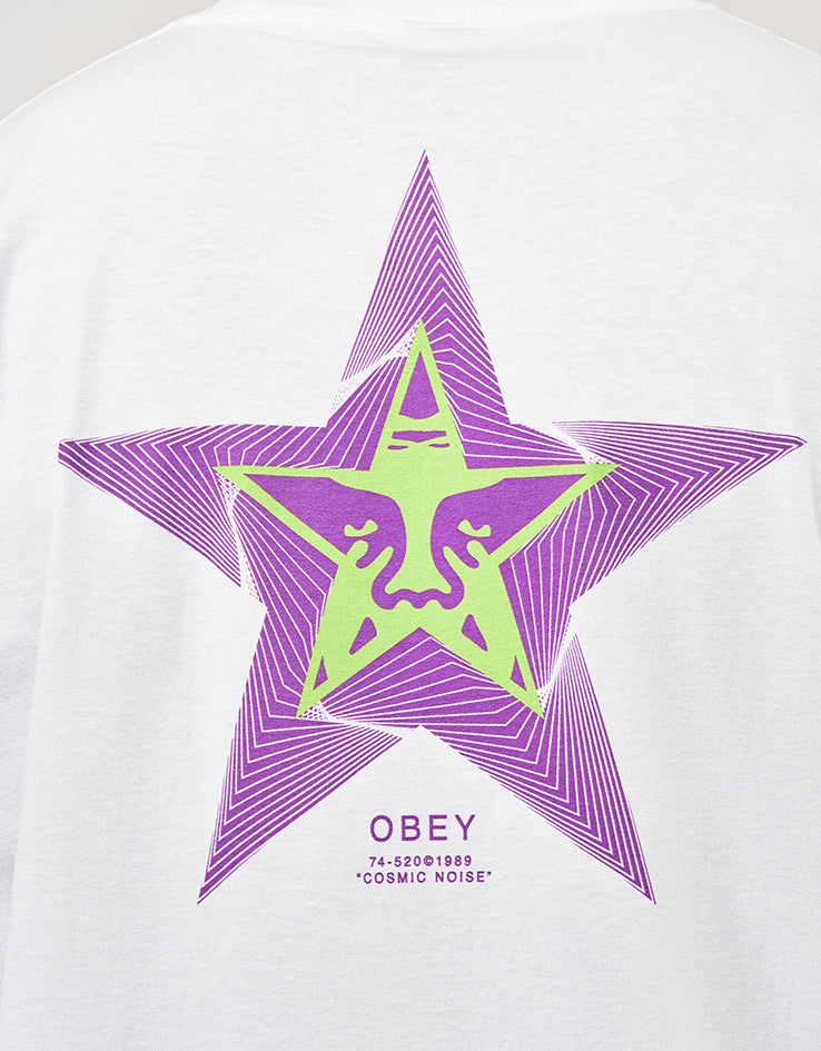 Obey Cosmic Noise T-Shirt - White
