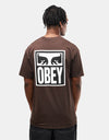 Obey Eyes Icon 2 T-Shirt - Java Brown