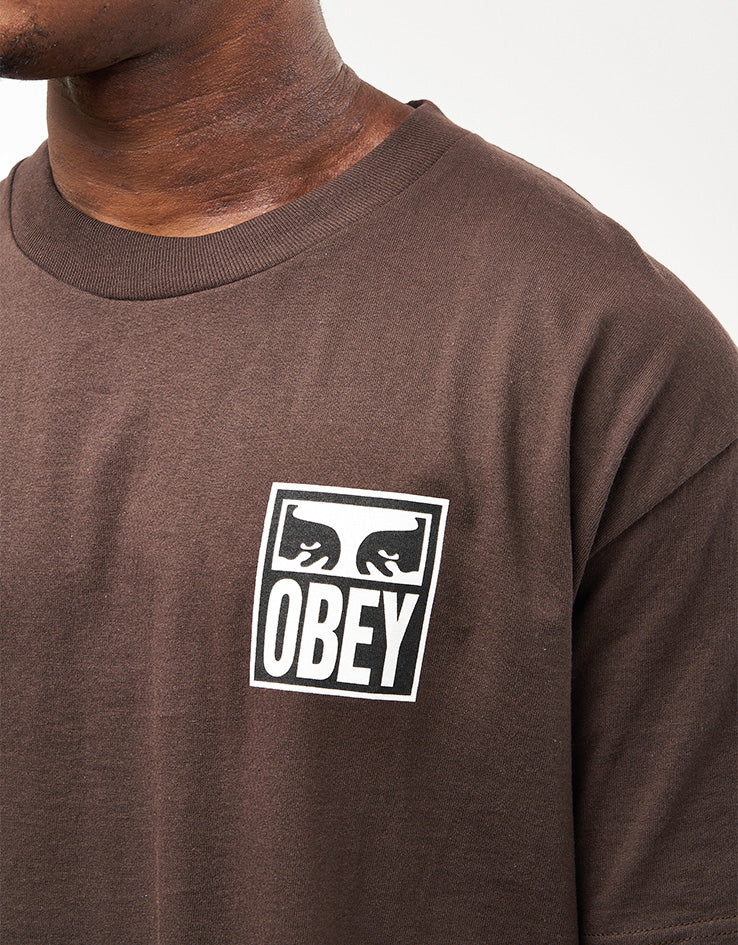 Obey Eyes Icon 2 T-Shirt - Java Brown