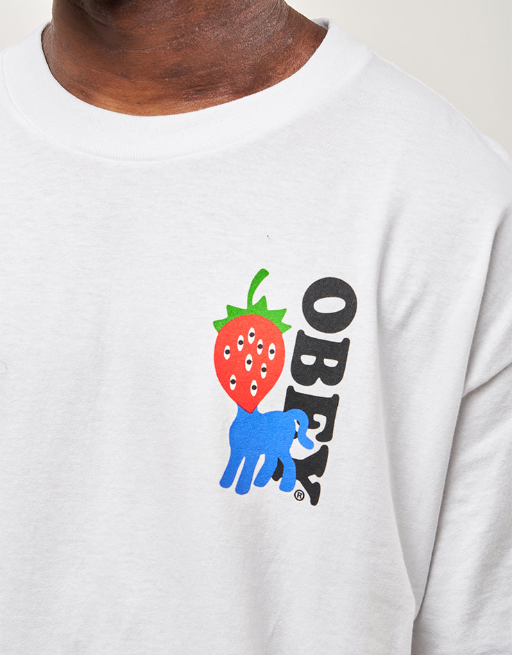 Obey Strawberry T-Shirt - White
