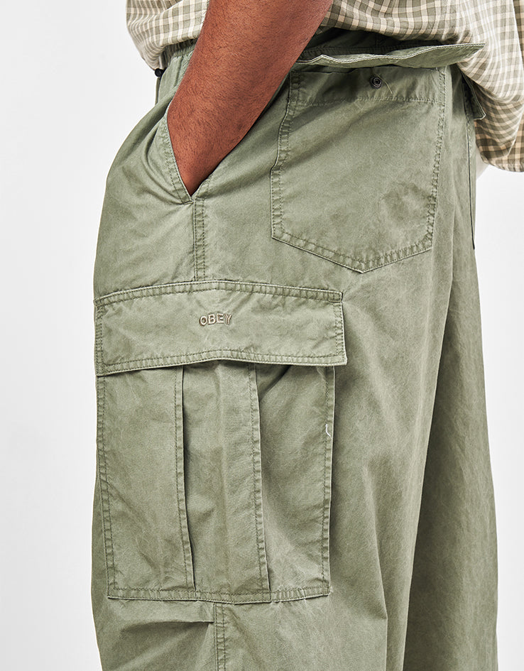 Obey Giant Cargo Pant - Pigment Lichen Green