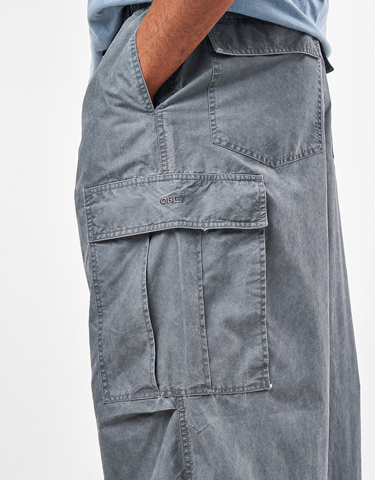 Obey Giant Cargo Pant - Pigment Anthracite