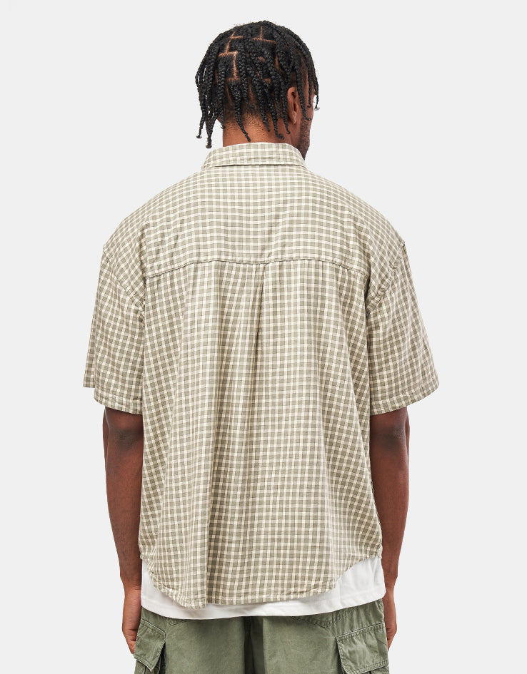 Obey Bigwig Otis Woven S/S Shirt - Birch Multi