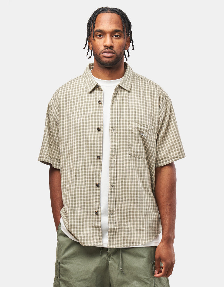 Obey Bigwig Otis Woven S/S Shirt - Birch Multi