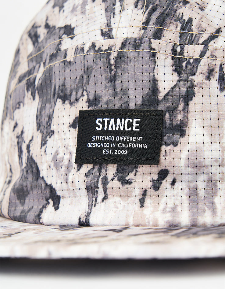 Stance Kinetic Ripstop 5 Panel Cap - Grey Camo