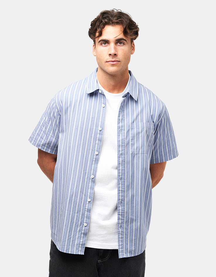 Stance Bales S/S Shirt - Stone Blue