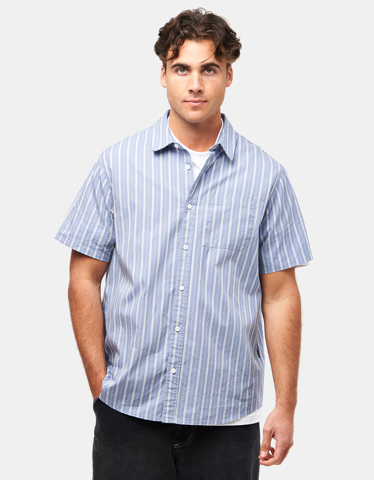 Stance Bales S/S Shirt - Stone Blue