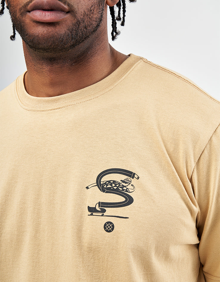 Stance Pounding Pavement T-Shirt - Khaki