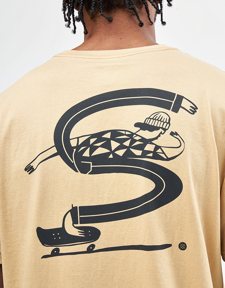 Stance Pounding Pavement T-Shirt - Khaki