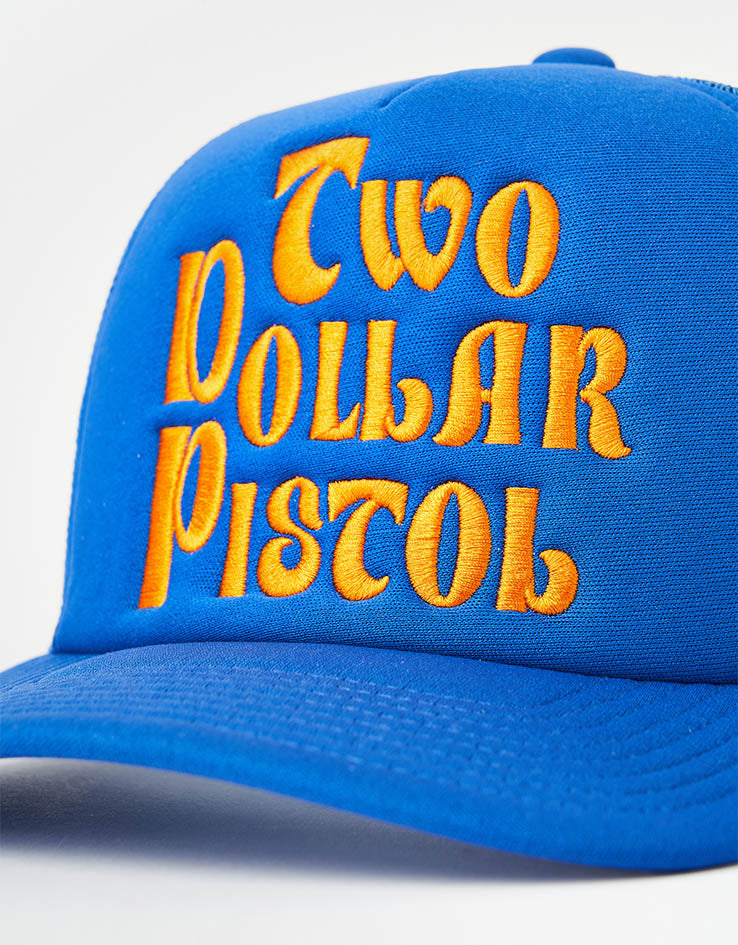 Brixton Two Dollar Pistol Trucker Cap - Electric Blue/Electric Blue