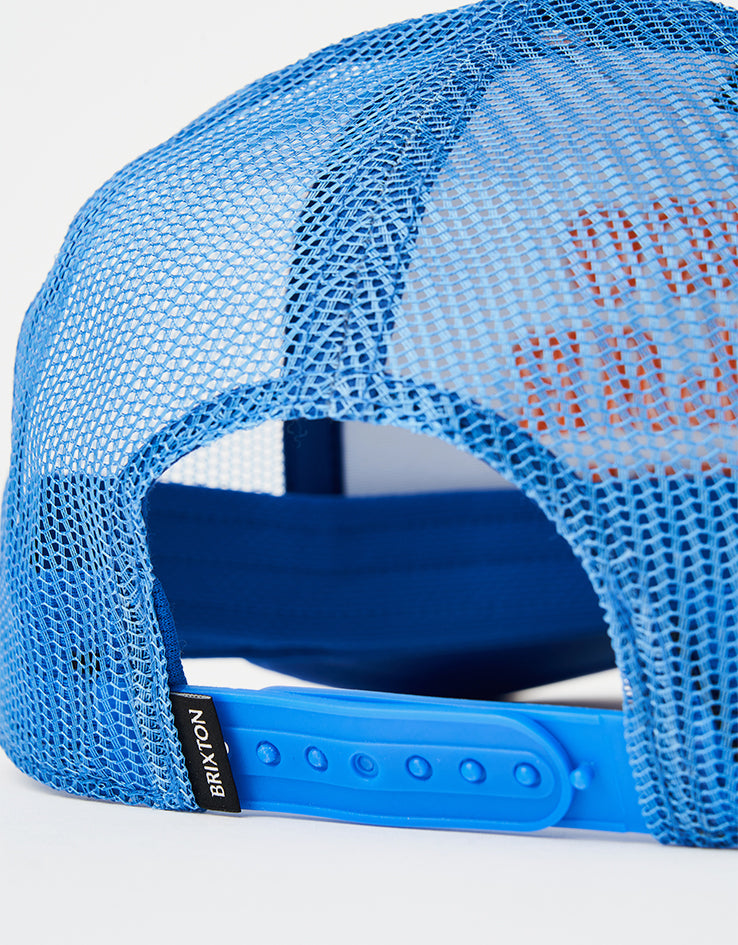 Brixton Two Dollar Pistol Trucker Cap - Electric Blue/Electric Blue