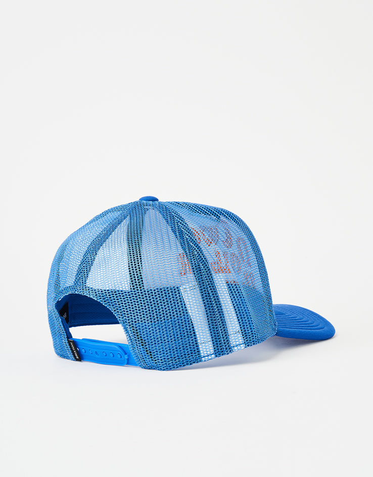 Brixton Two Dollar Pistol Trucker Cap - Electric Blue/Electric Blue