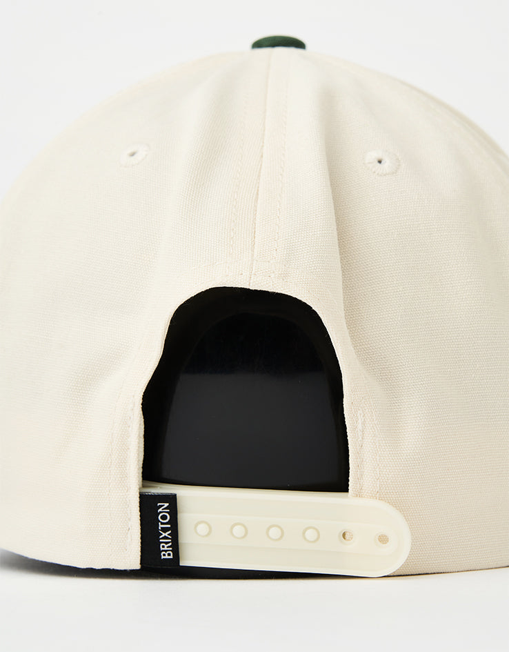 Brixton Leisure Activity Snapback Cap - Pine Needle/White Cap