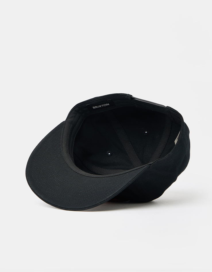 Brixton Hardee Snapback Cap - Black