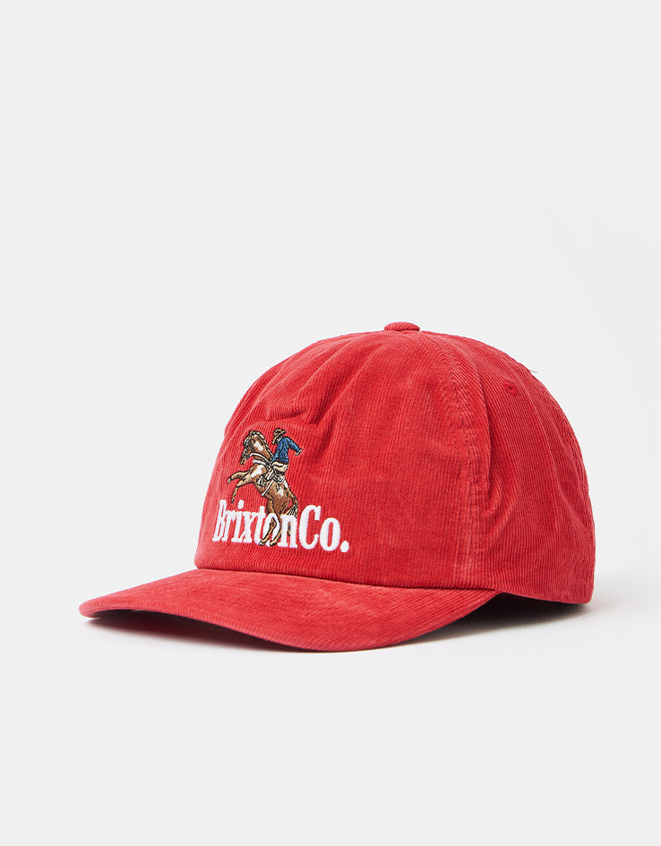 Brixton Inwood Snapback Cap - Red