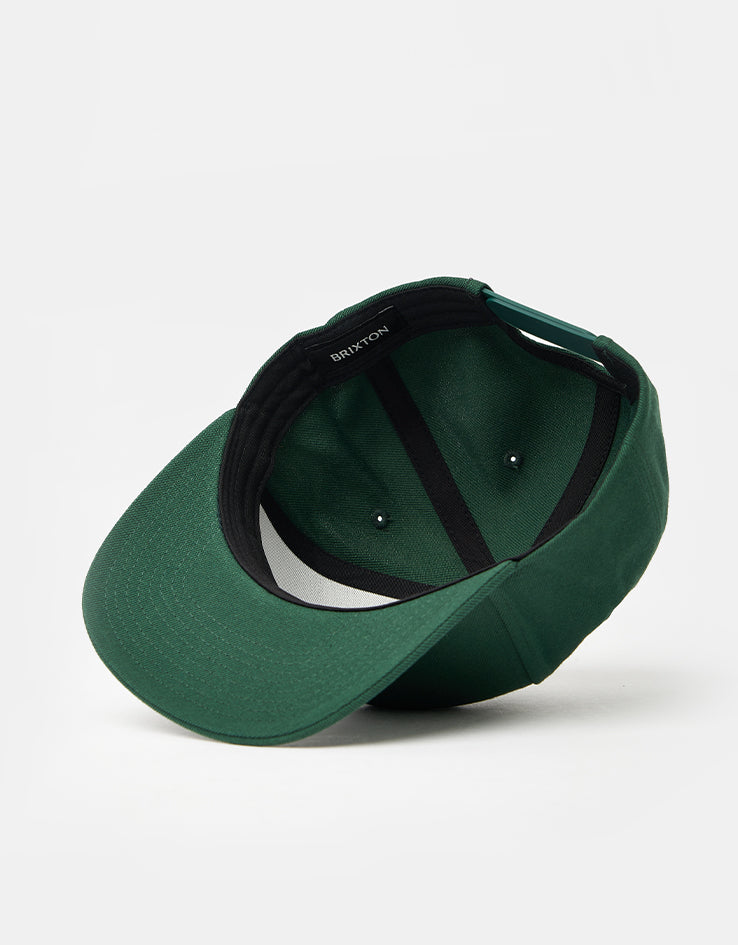 Brixton Oath III Snapback Cap - Pine Needle/Pine Needle