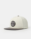 Brixton Oath III Snapback Cap - Charcoal/Off White