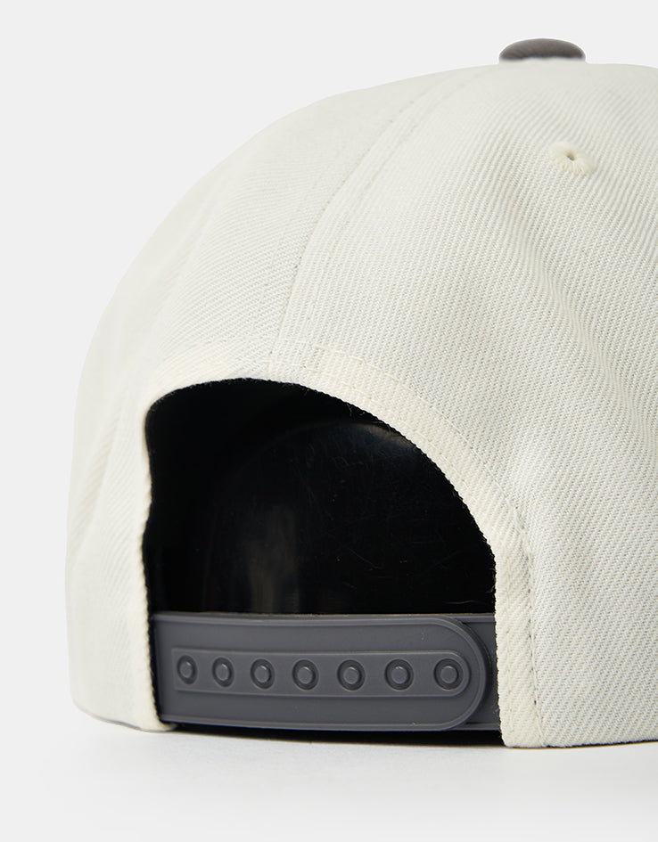 Brixton Oath III Snapback Cap - Charcoal/Off White