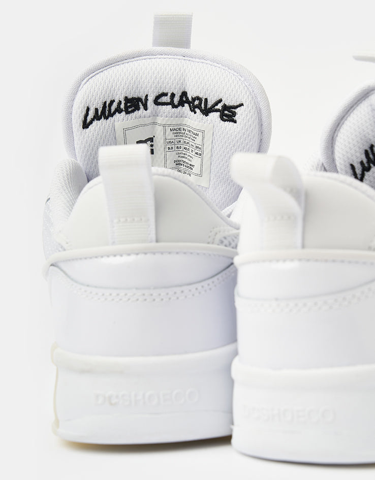DC Lucien Skate Shoes - All White