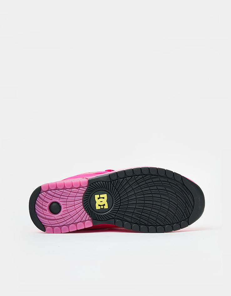 DC Lucien Skate Shoes - Hot Pink