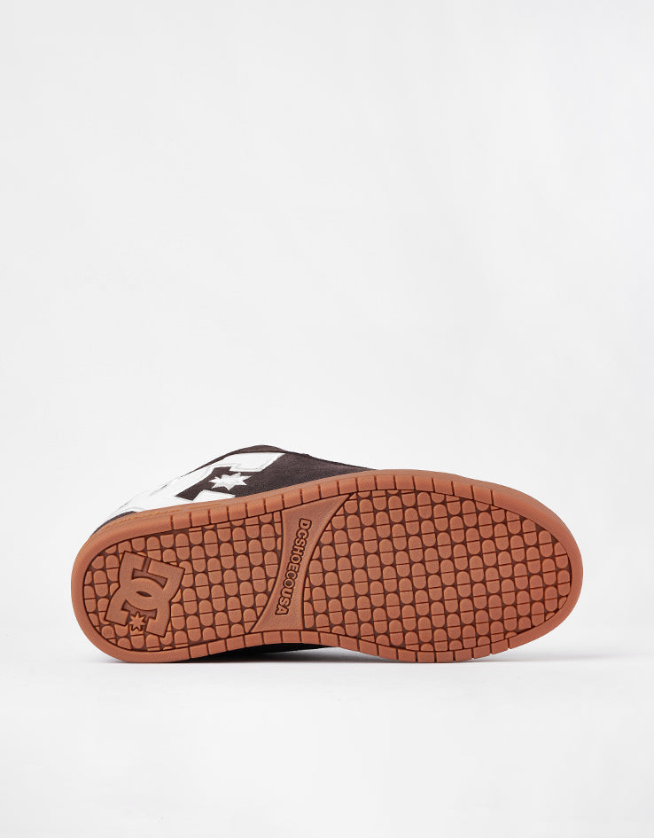 DC Court Graffik Skate Shoes - Brown/Gum
